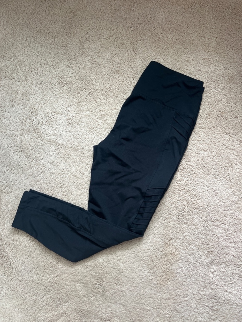 Black Moto Leggings with pockets